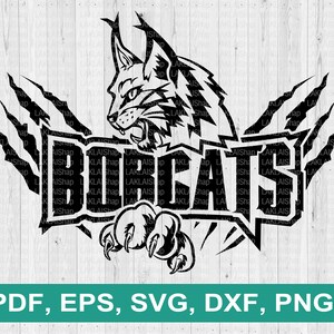 Bobcats claws team svg, Bobcat mascot svg, Bobcats spirit svg, Bobcats school svg, Digital file Download, png, pdf, eps, dxf