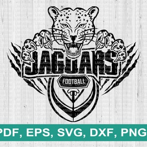 Jaguars power football svg, Jaguar claws svg, Jaguar football team svg, Jaguars svg, Jaguars mascot svg, Digital files, png, eps, pdf, dxf
