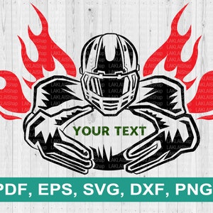 American Football text Svg, American Football team svg, Football Season Svg, Digital File for cricut, dxf, png, eps, pdf
