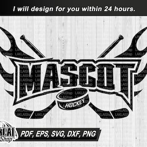 your mascot Hockey svg, Personalized svg, Hockey svg, Hockey Team, School Spirit svg, Digital File Download, dxf, eps, png, pdf