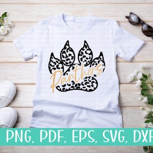 Panther Paw svg, Panthers svg, Paw svg, Panther, Panthers, sublimation, cut file, Digital File, png, eps, dxf, pdf