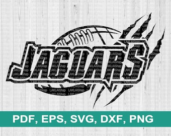 Jaguars Football Team SVG, Claws Mascot PNG (Digital Files)