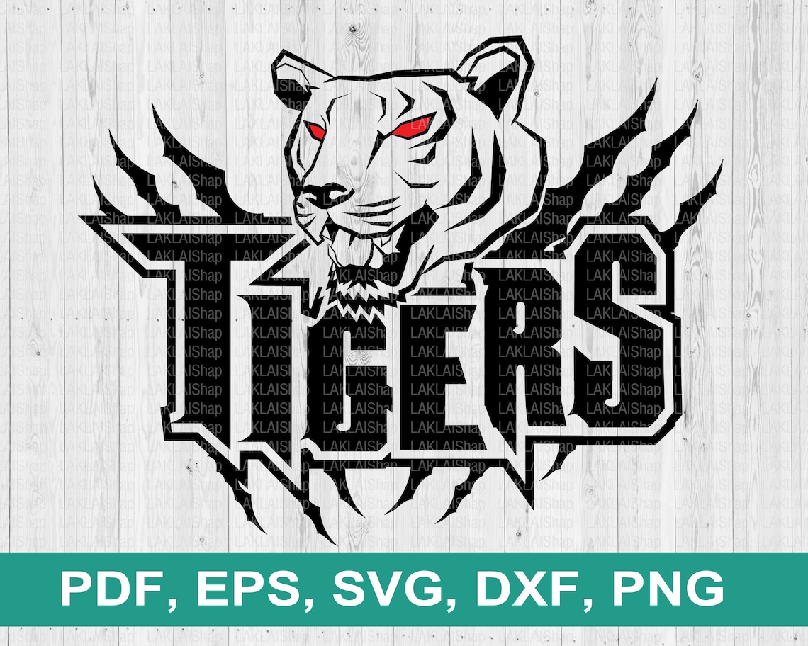 Tigers Mascot Svg Tiger Svg Tigers School Spirit Svg Tigers - Etsy
