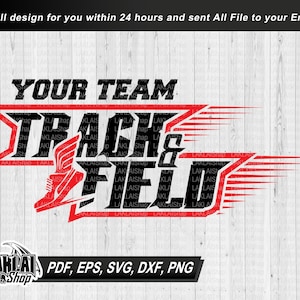 Track and Field Template svg, Track svg, School Mascot svg, Track Team Logo, sublimation, Digital File Download, dxf, eps, png, pdf