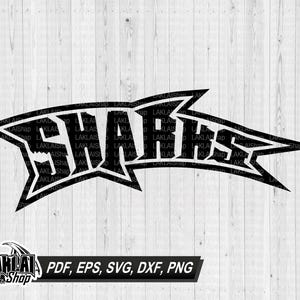 Shark Svg, Shark logo svg, Shark Clipart, Shark Png, Shark Cricut, Shark Shirt Svg, Silhouette, Digital file Download, png, pdf, eps, dxf
