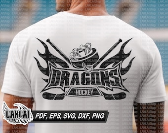 Maillot De Hockey Dragons #67 - Couleurs Vives - Taille XL - Occasion Collector