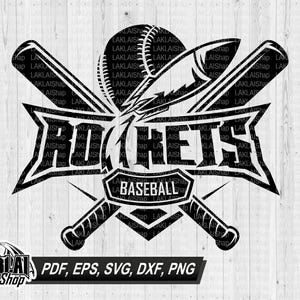 Rockets baseball svg, Baseball svg, Rockets svg, Rockets mascot svg, Rockets Spirit svg, Cricut, Sport,Digital File Download,png,dxf,eps,pdf