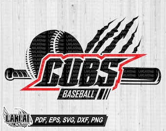 Cubs Baseball svg, Cubs svg, Baseball svg, Chicago City, Baseball Team, Sports Team, Cricut, Cubs, Digital File Download, png, dxf, eps, pdf