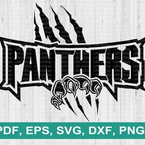 Panthers Claws mascot Svg, Panthers svg, Panthers claws svg, Panthers School Spirit, Cricut, Digital file Download, png, dxf, eps, pdf