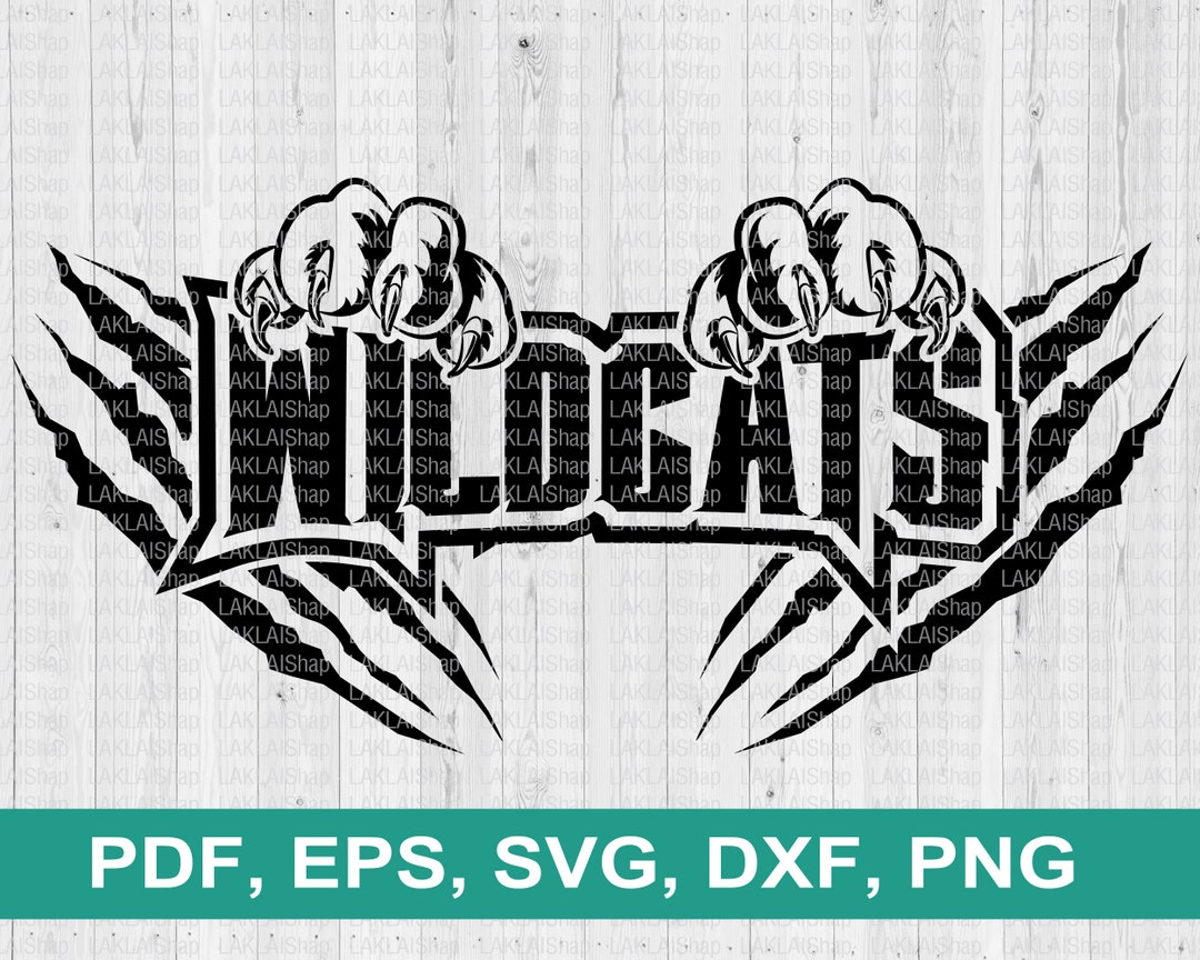 Wildcats Claws Svg, Wildcats Mascot Svg, Wildcats Spirit Svg, Wildcats