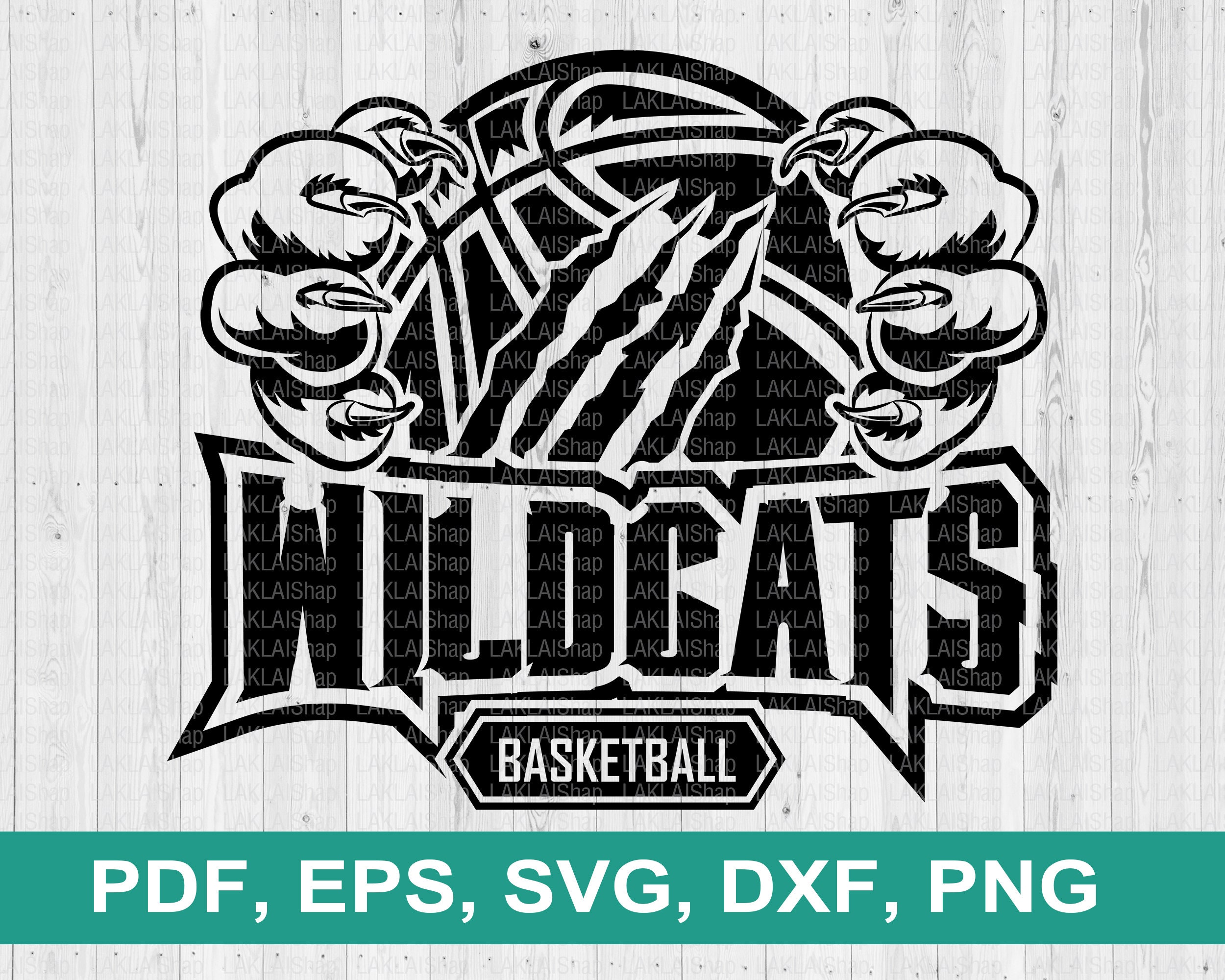 Wildcats Basketball claws svg, Wildcats Basketball svg, Wildcats svg, Wildcats spirit svg, Digital file Download, png, pdf, eps, dxf