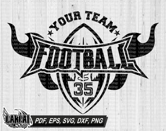 Tu mascota de fútbol svg, svg personalizado, tu equipo svg, espíritu escolar svg, equipo de fútbol, descarga de archivos digitales, dxf, png, eps, pdf