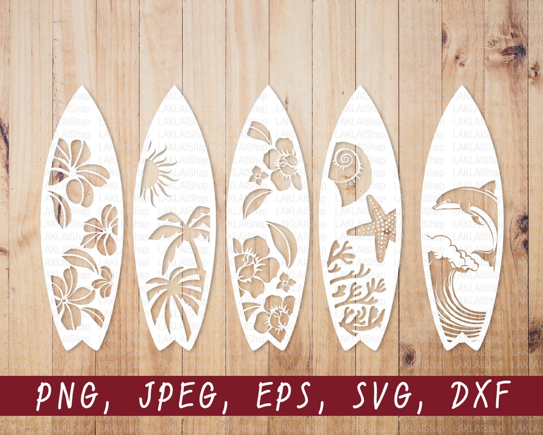 Surfboard SVG Bundle, Aloha Summer Beach Designs (digital Download) - Etsy