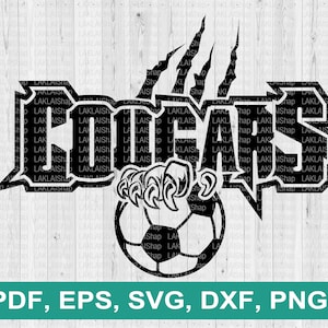 Cougars football team svg, Cougars svg, Cougar football svg, Cougar mascot svg, Digital file Download, png, dxf, eps, pdf
