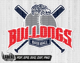Bulldogs baseball svg, Baseball svg, Bulldogs svg, Sports svg, Bulldogs Shirt svg, School Spirit svg, Digital File Download,png,dxf,eps,pdf
