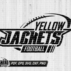 Jackets Football svg, Jackets svg, Football svg, Yellow Jackets, Jackets Spirit, Cricut, sublimation, Digital File Download, dxf,png,pdf,eps