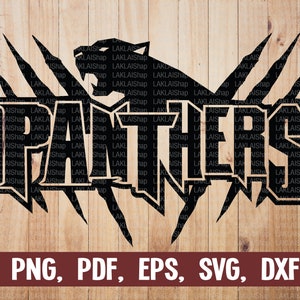 Panther scratches svg, Panthers svg, School Spirit Shirt, Panthers, clipart sublimation, cut file, vector, digital, dxf, eps, png, pdf