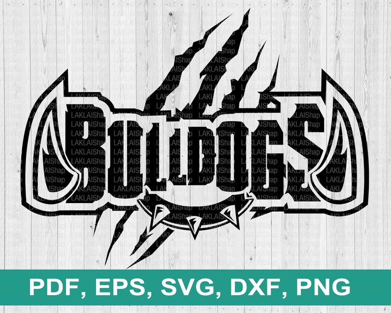 Bulldogs Lettering Bulldogs Team SVG, School Spirit Design (digital File) - Etsy