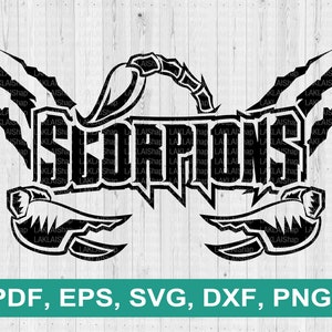 Scopions logo svg, Scorpions svg , Scorpions mascot svg, school spirit svg, Cricut file, Digital file Download, png, dxf, eps, pdf