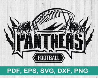Panthers Football svg, Panthers svg, Panthers mascot svg, Panther school svg, Panthers logo svg, Digital File Download, dxf, eps, png, pdf
