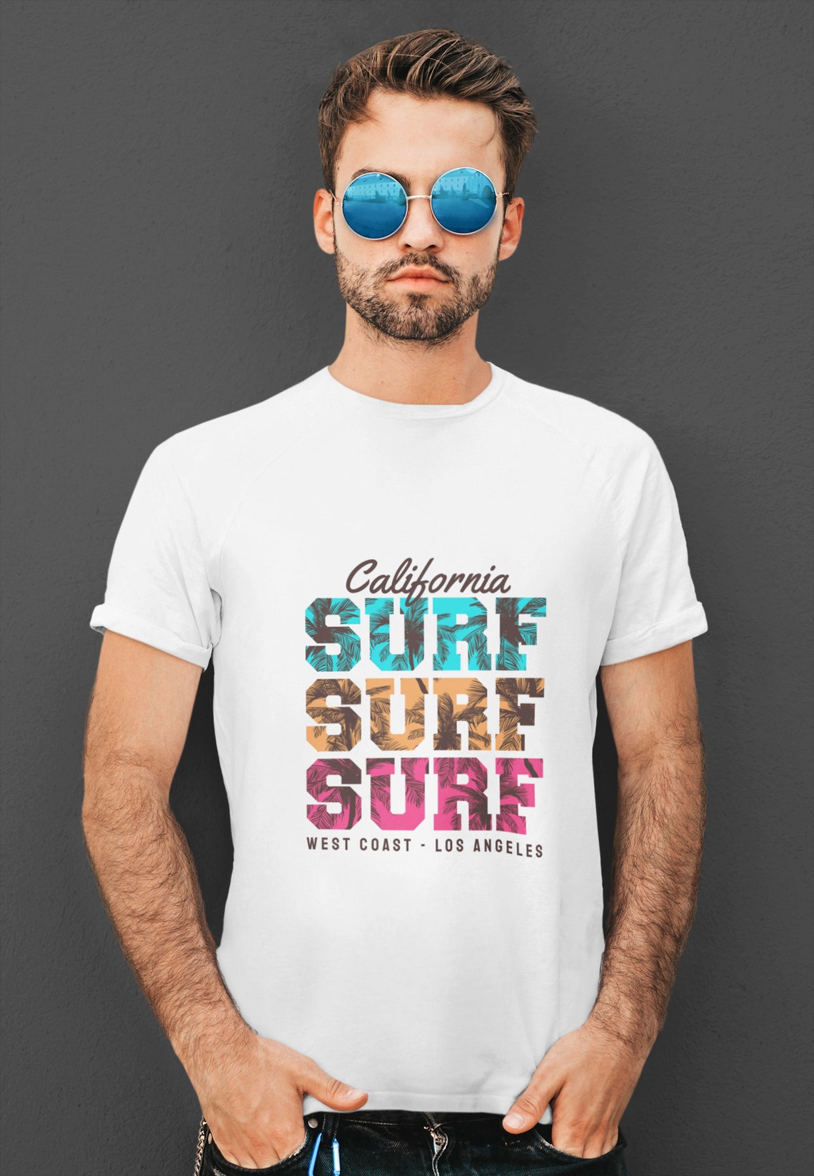 Summer Surf Surf Surf Tshirt Etsy