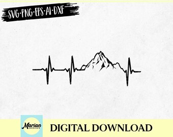 Free Free Mountain Heartbeat Svg 685 SVG PNG EPS DXF File