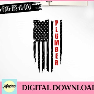 Klempner svg, Klempner Flagge svg, Klempner Distressed Flagge, Klempner Shirt, Geschenk für Klempner, Tshirt für Klempner, Geschenk für Klempner, Klempner Druck
