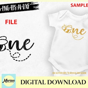 Bumble Bee 1° compleanno svg, bumbe bee uno, compleanno svg, bumble bee svg, 1° compleanno svg, tutina, compleanno bumble bee, un anno svg