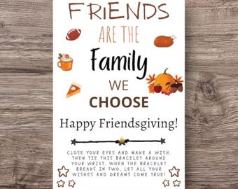 Friendsgiving, Friendsgiving Gift, Gift For Friends, Friendsgiving Day, Friendsgiving Card, Best Friends Gift, Friendsgiving Party Favor