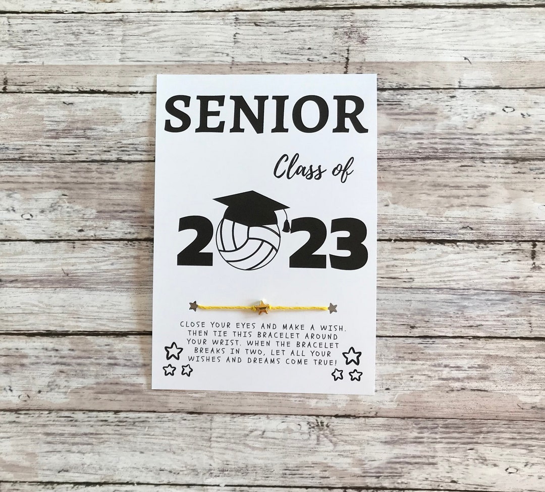 SENIOR Class Of 2023 VOLLEYBALL Wish Bracelet Graduate senior Etsy senior-class-of-2023-volleyball-wish-bracelet-graduate-senior-etsy