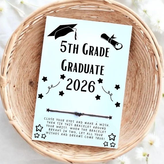 5th Grade Graduate, 5th Grade, End of 5th Grade, Last Day of 5th Grade, Graduation  Card, Gift for 5th Grade Graduate, 5th Grade Graduation - Etsy Israel