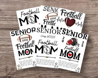 Maman d'un joueur de football américain en dernière année, Maman de joueur de football américain 2027, Cadeau pour maman de joueur de football américain, Cadeau pour la soirée des seniors, Cadeau pour la soirée des seniors 2027, Football américain senior 2027