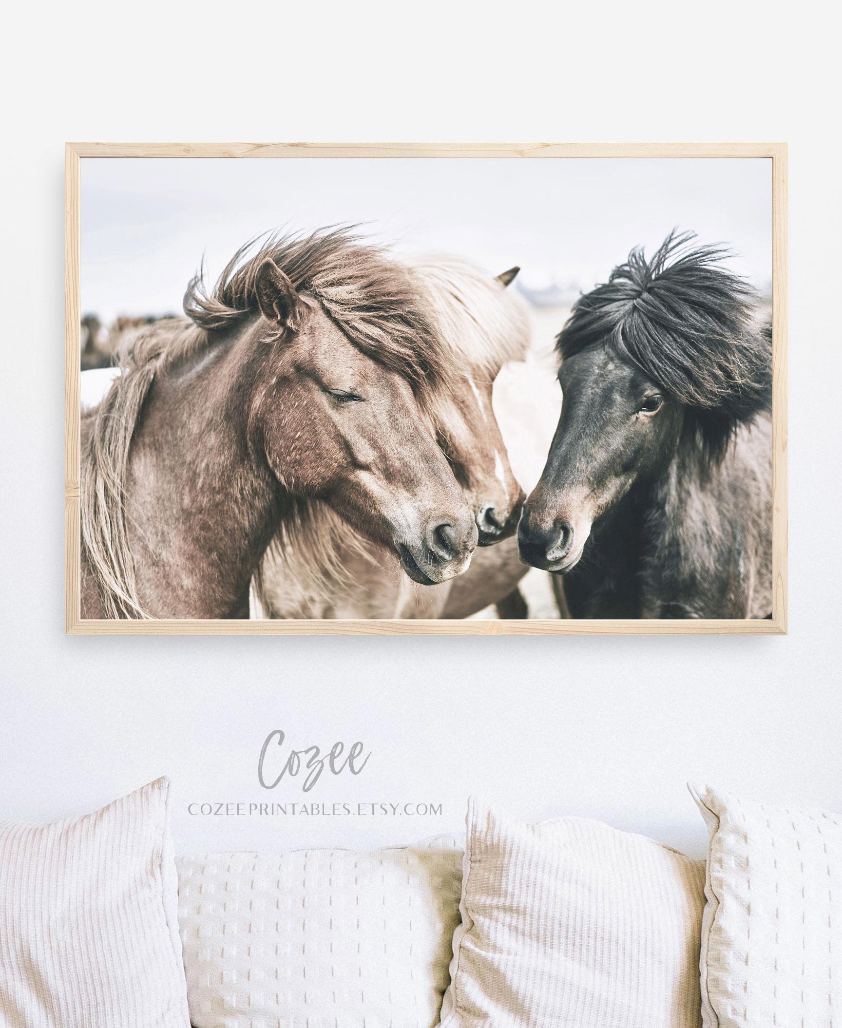 Horses Wall Art Printable Wall Art Horse Photography Wall Etsy
