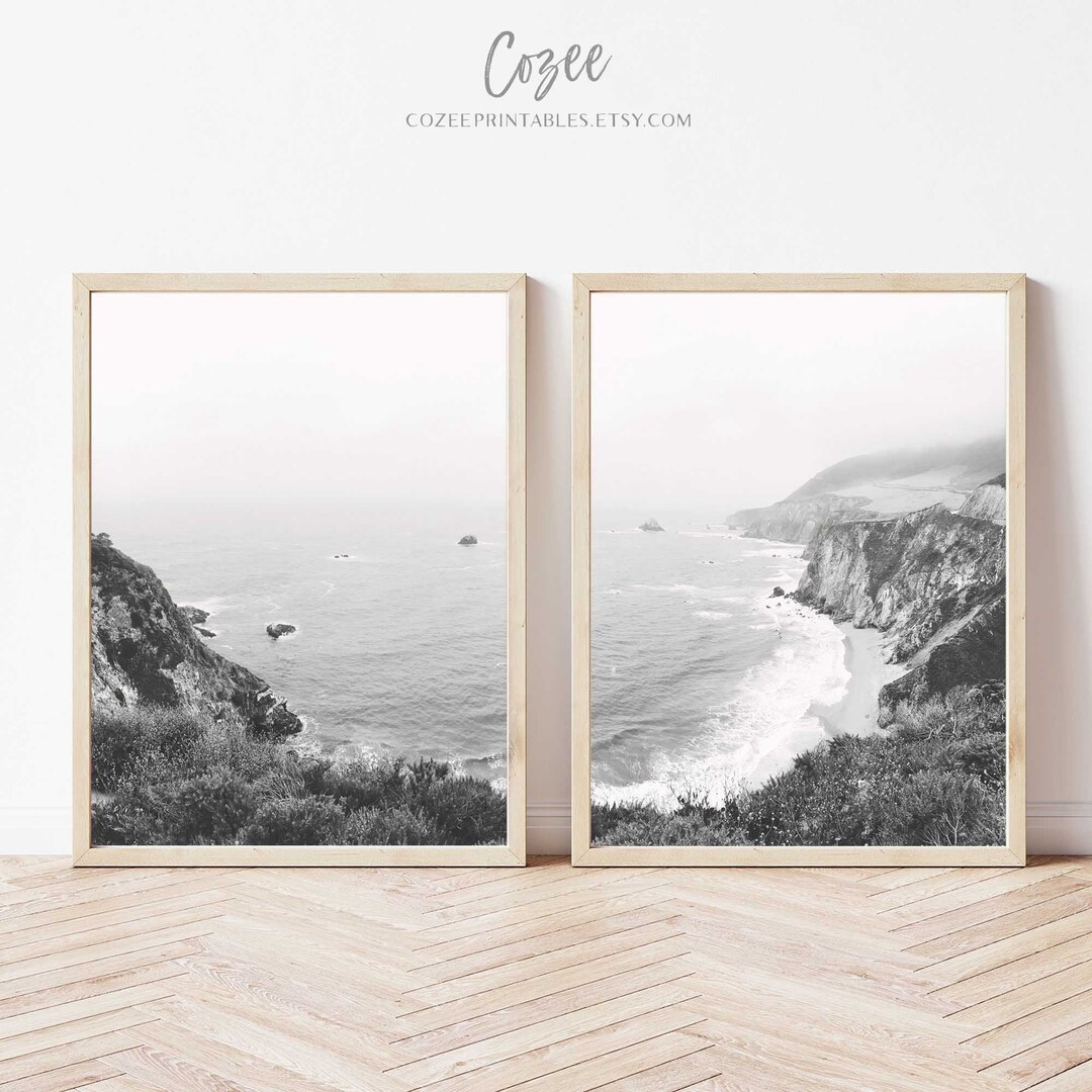 Coastal Photo Wall Art, Printable Wall Art Set, Photography, Wall Decor ...