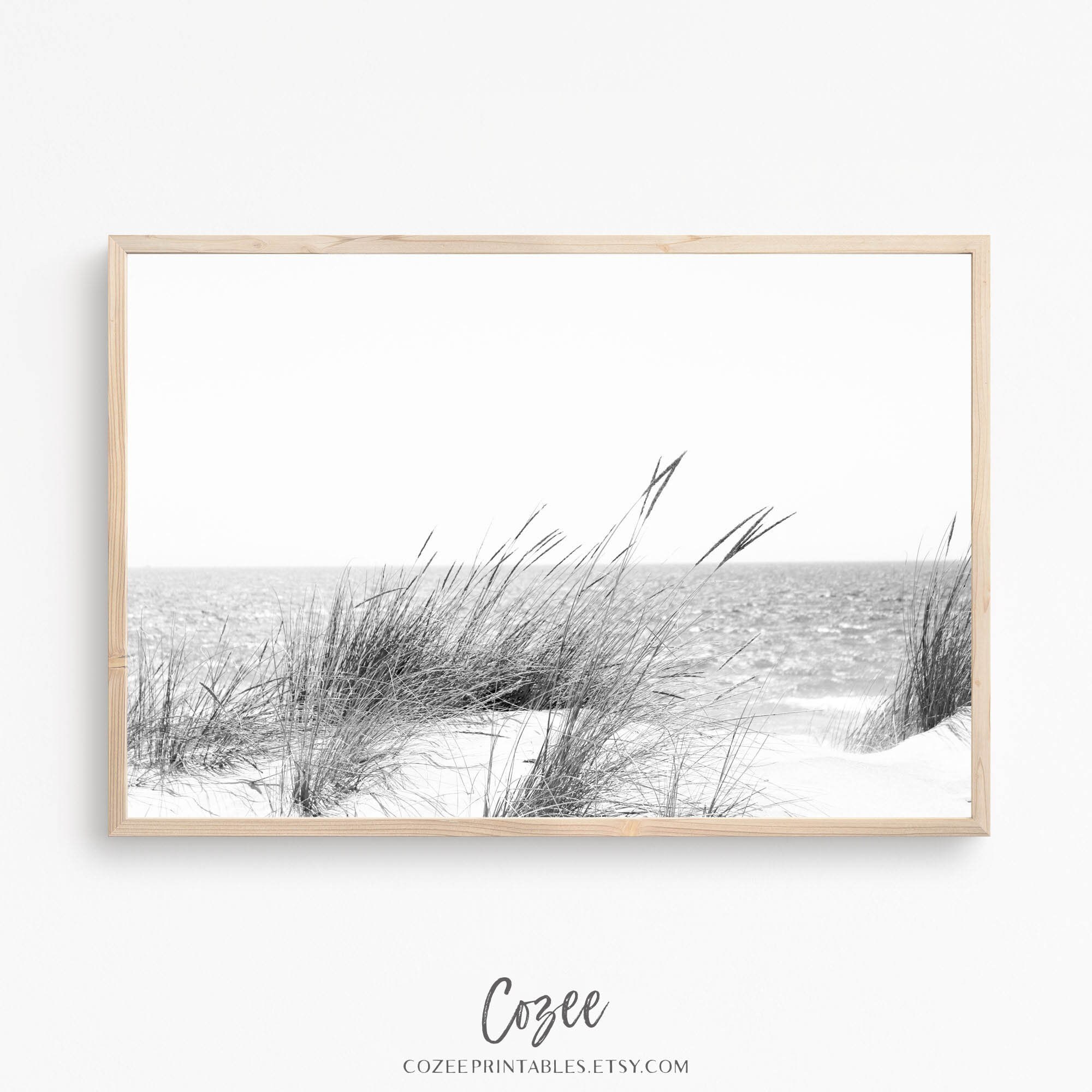 Sea Grass Wall Art Printable Wall Art Photographie Coastal | Etsy