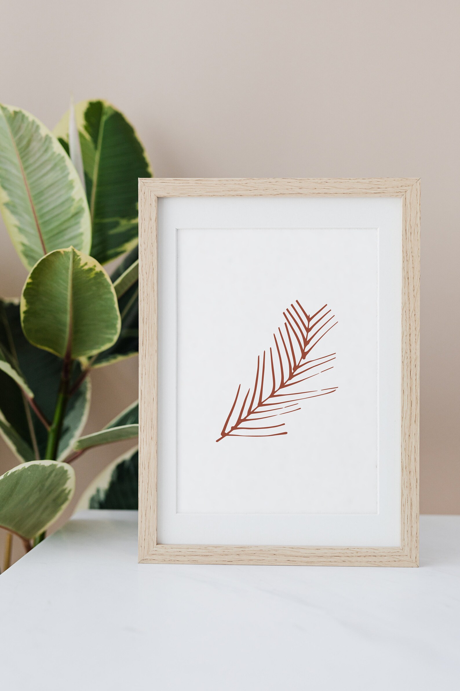 Leaf print Botanical print Plant print Botanical wall art Etsy
