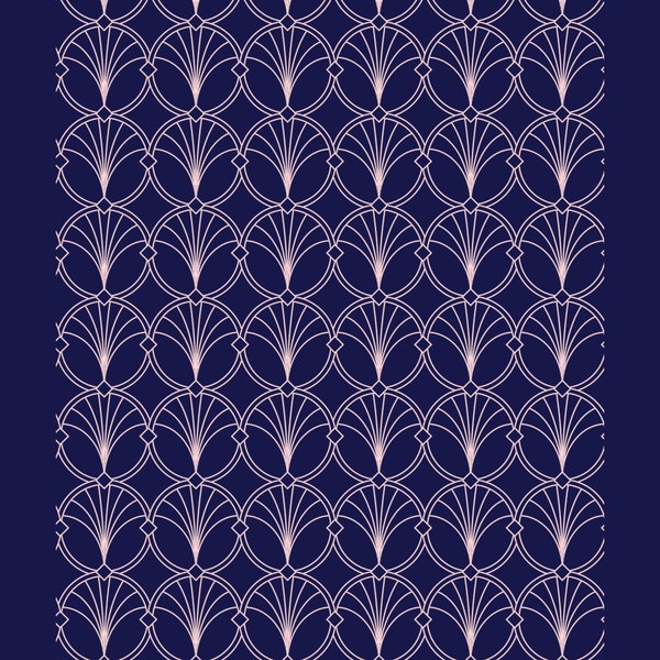 Small Art Deco Stencil Etsy