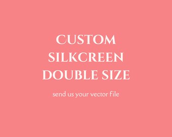 Custom double size silkscreen, silkscreen for polymer clay, polymer clay tools