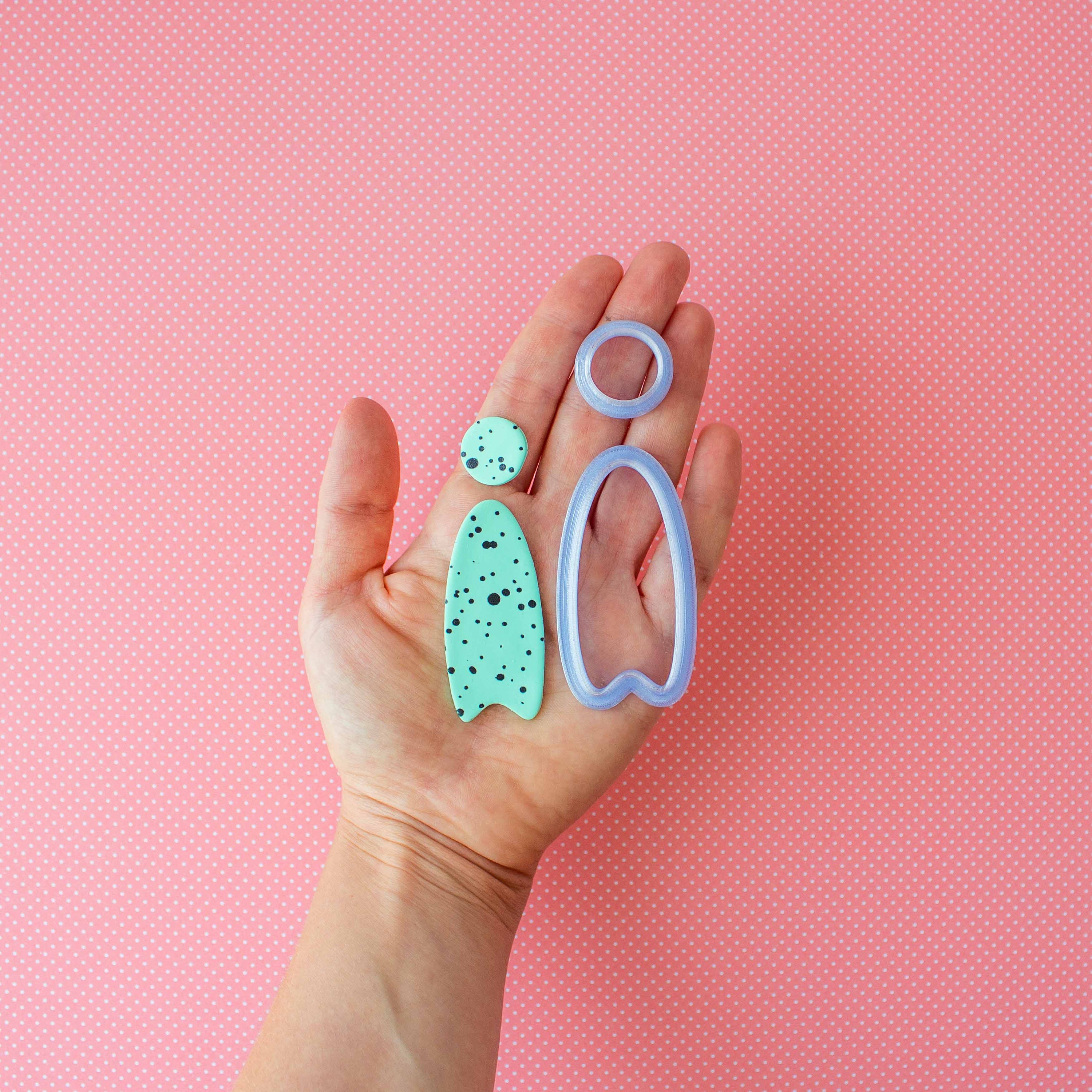 Polymer Clay Cutters for Earrings Set of Abstract Cutters for Etsy