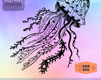 Download Cute Jellyfish Svg Etsy