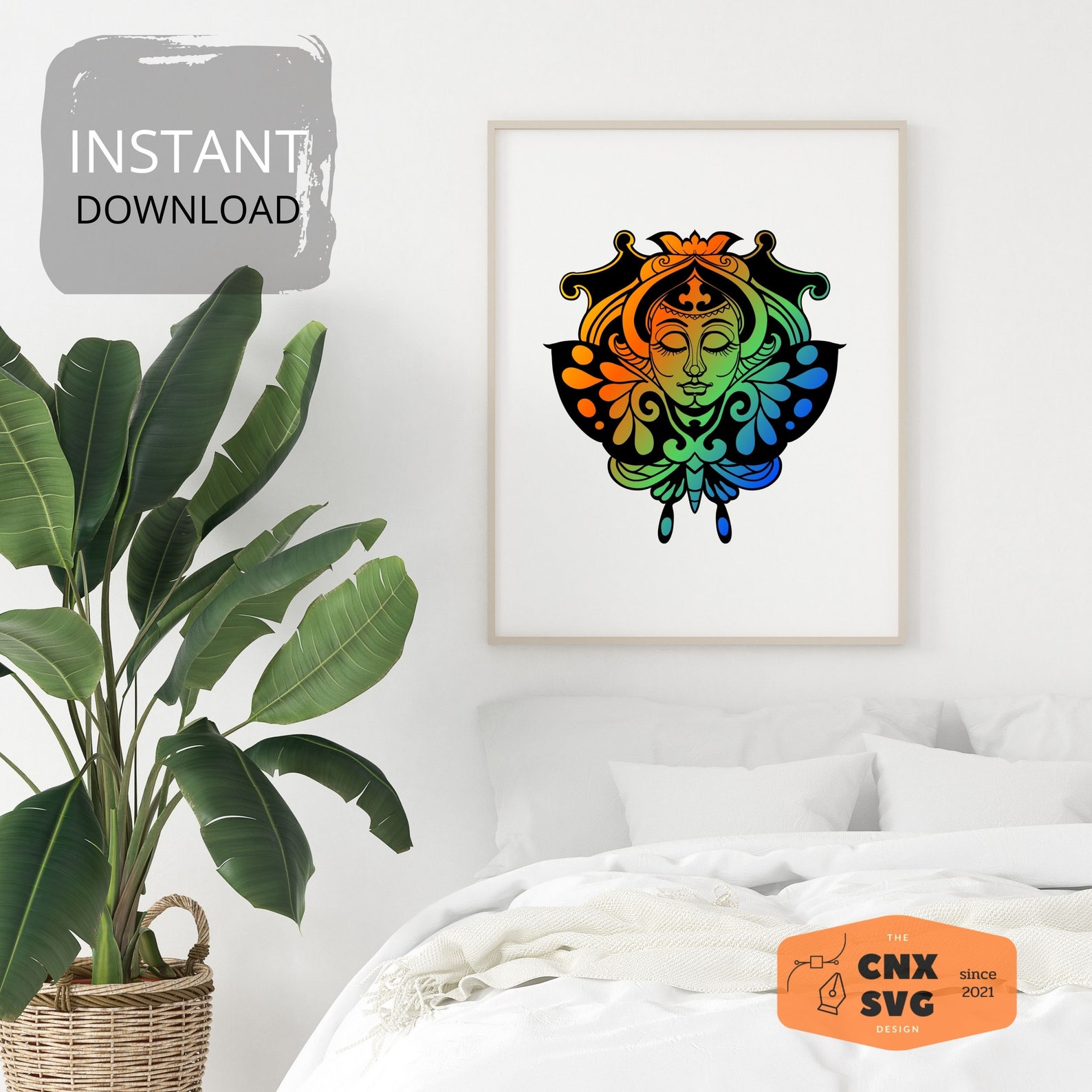 Download Butterfly svg layered for cricut butterfly art nouveau svg ...