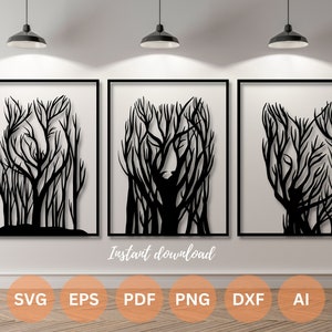 Wolf wall art svg | dxf | EPS | AI | png and PDF files | plasma cut file| wall art dxf | laser cut files | Glowforge files | Wolf panel svg