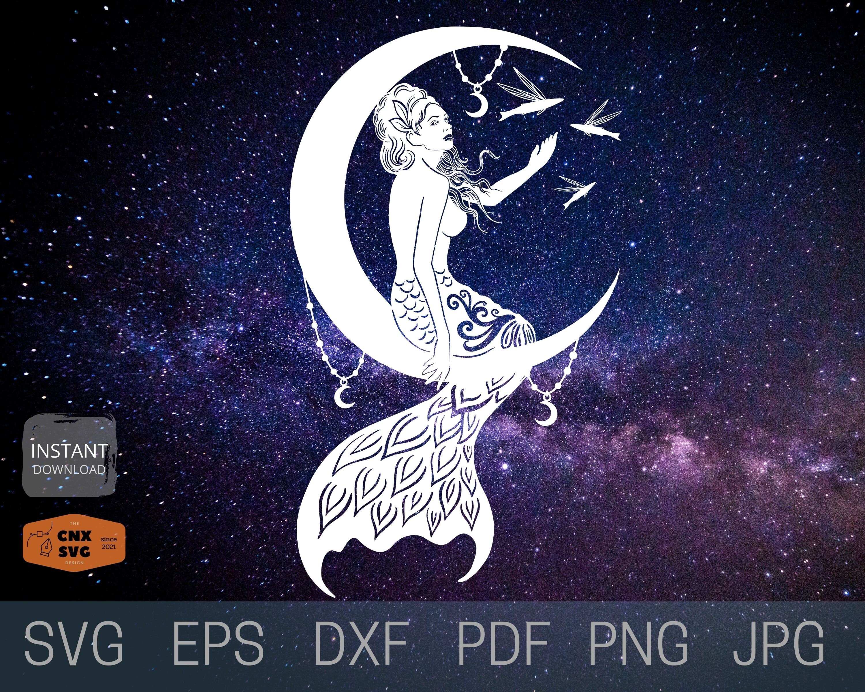 Free Free 258 Mandala Mermaid Silhouette Mermaid Svg SVG PNG EPS DXF File