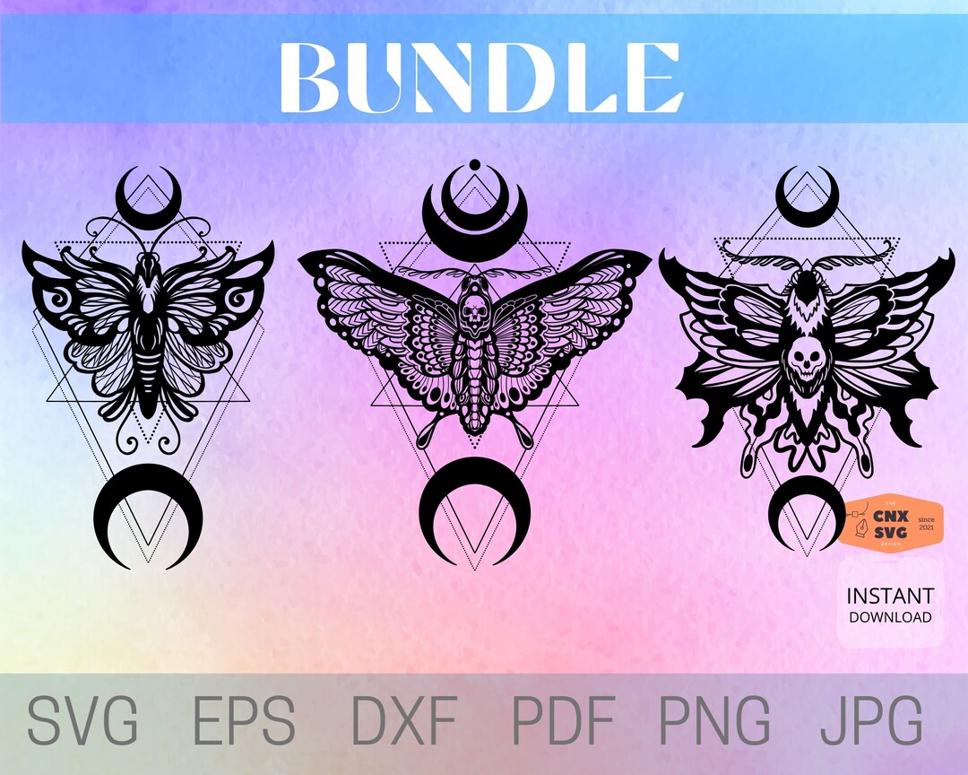 Death Head Moth Svg Death Moth SVG Moth SVG Butterfly Etsy Israel