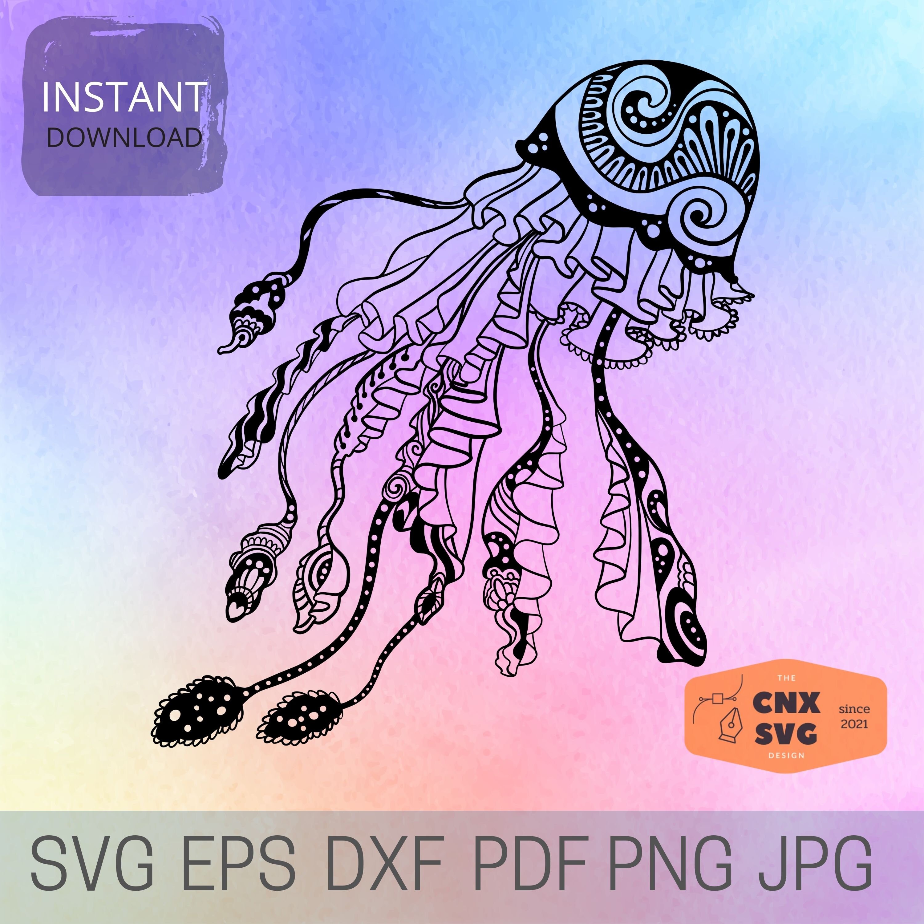 Free Free Jellyfish Mandala Svg 141 SVG PNG EPS DXF File