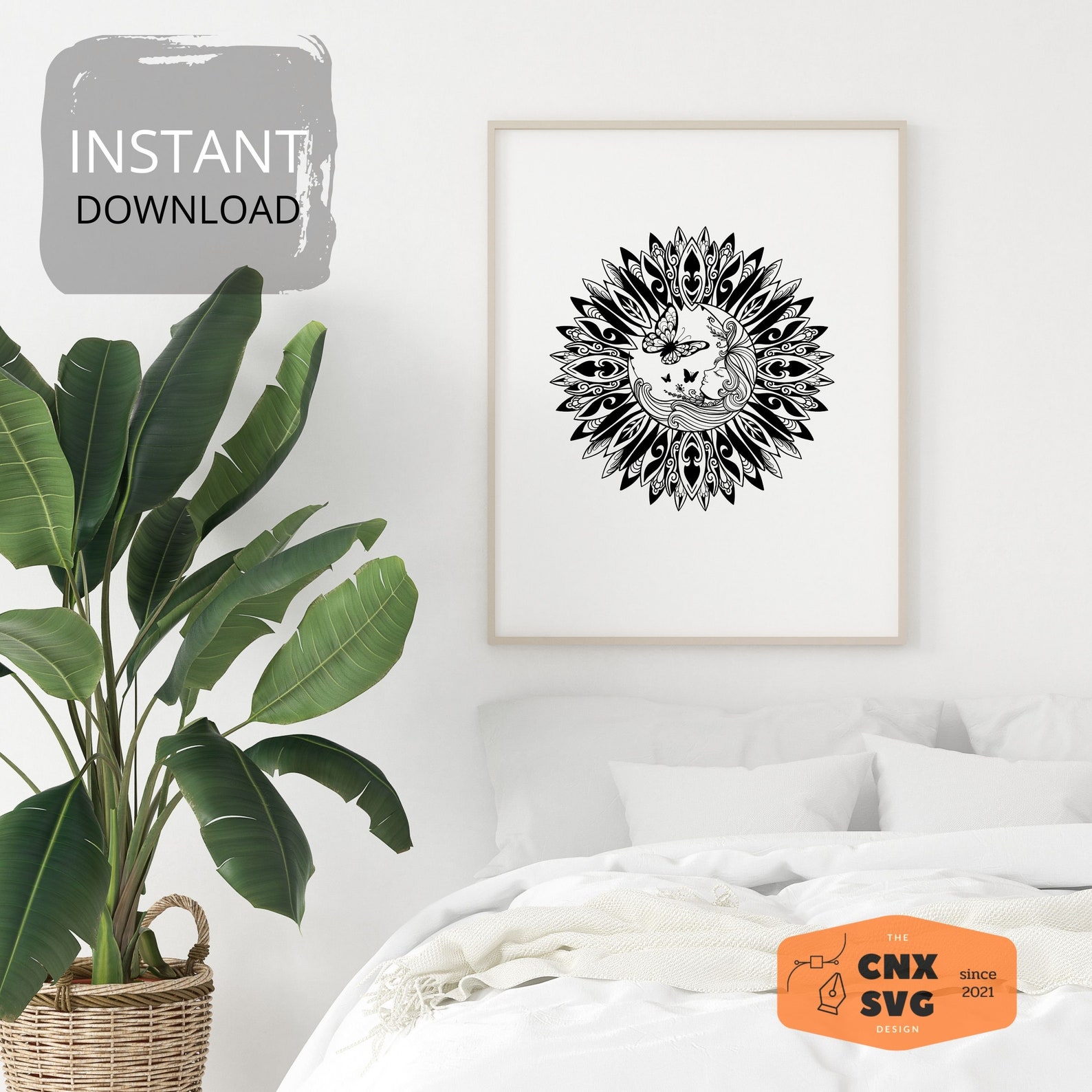 Free Free 116 Sunflower Mandala Cricut SVG PNG EPS DXF File