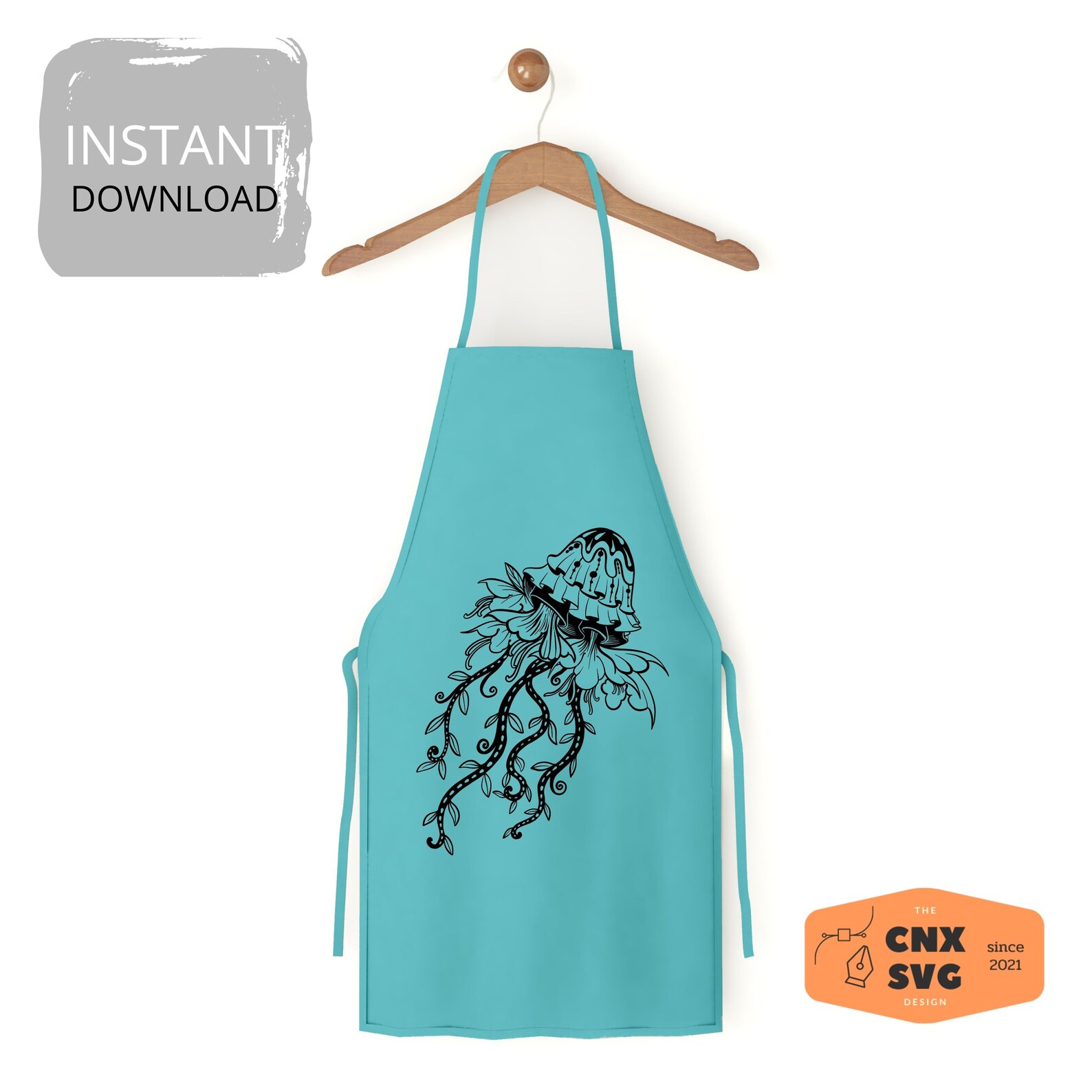 Download Jellyfish svg mandala jellyfish svg jellyfish svg file cute | Etsy