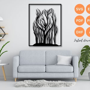 Wolf wall art svg | dxf | EPS | AI | png and PDF files | plasma cut file| wall art dxf | laser cut files | Glowforge files | Wolf panel svg