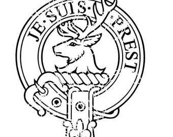 Clan Fraser Crest *Digital SVG File*