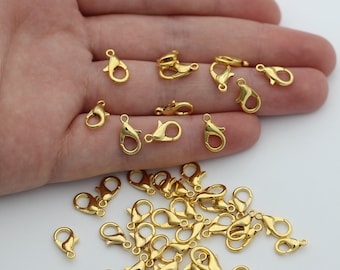 Fermoir De Collier Type Griffe Homard - Or Jaune 14 Carats - Occasion - Pour Création Ou Réparation